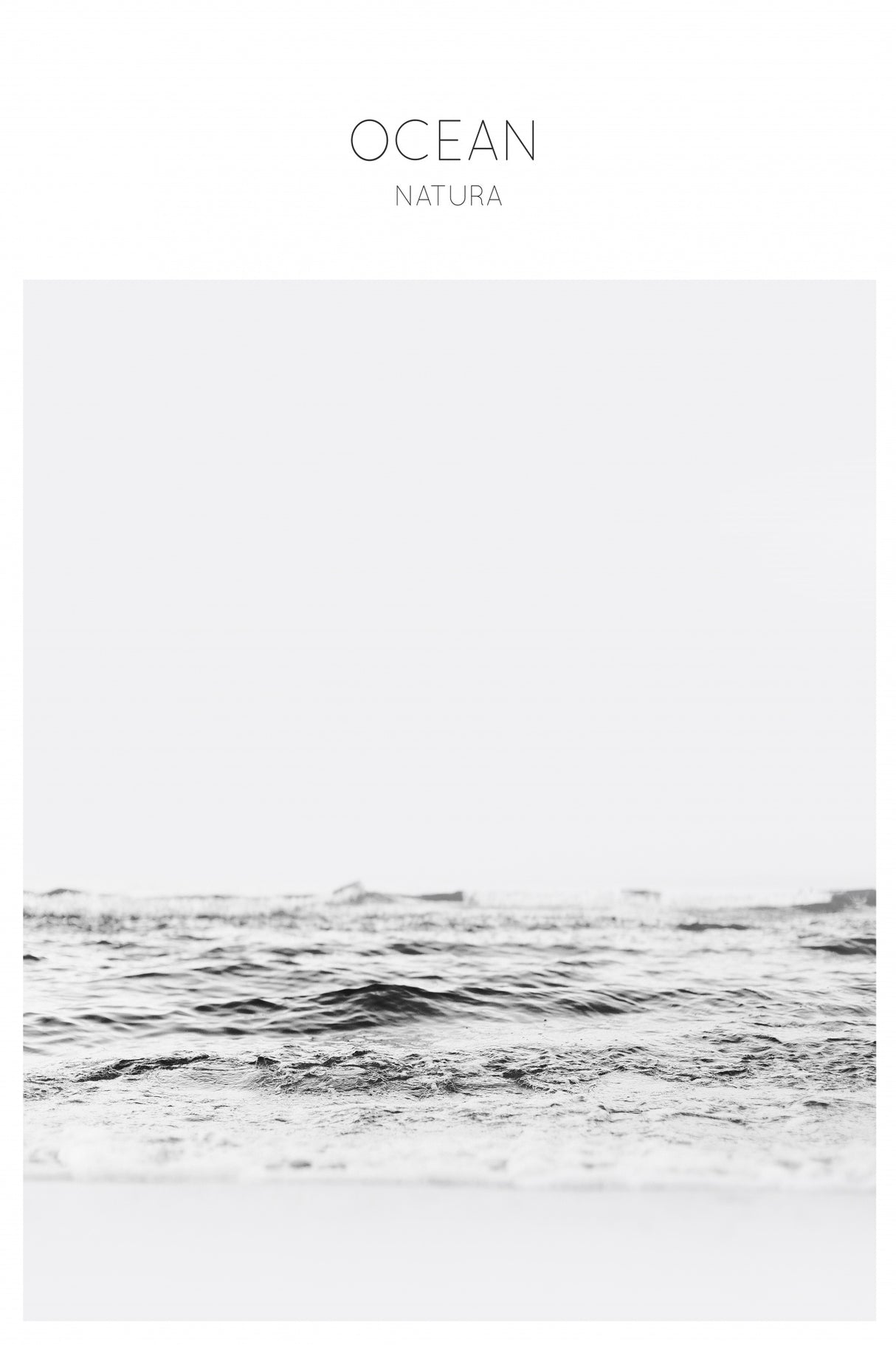 Ocean Photography Poster och Canvastavla