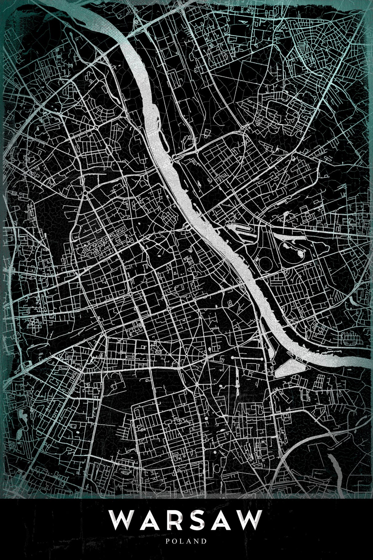 WARSAW Poster och Canvastavla