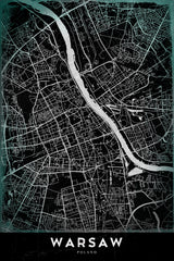 WARSAW Poster och Canvastavla