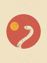 White Snake Poster och Canvastavla