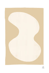 Yellow Blob Poster Poster och Canvastavla