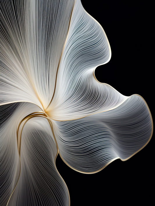 Flower Lines 2 Poster och Canvastavla