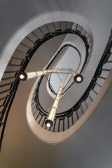 Stairs with lights Poster och Canvastavla