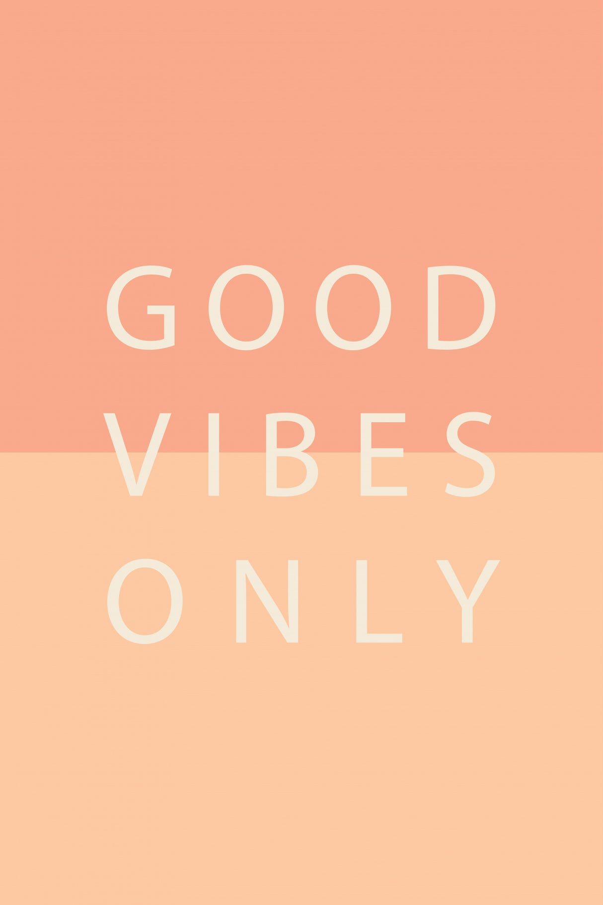 Good Vibes Only Poster och Canvastavla