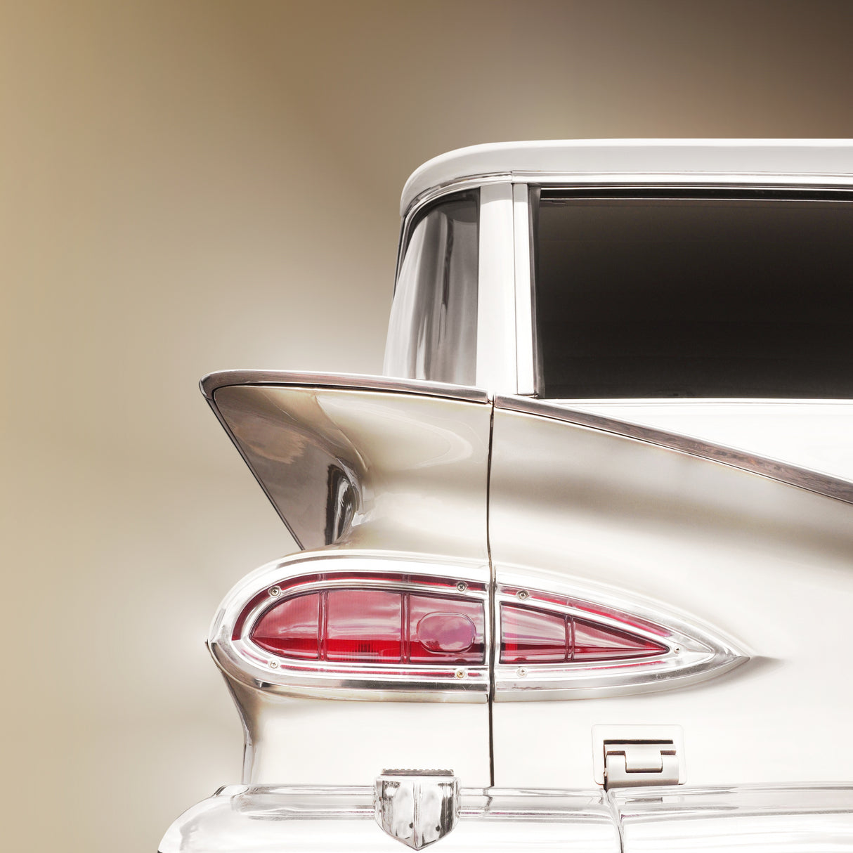 American classic station wagon Kingswood 1959 tail fin Poster och Canvastavla