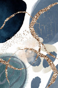 Denim Blue Poster och Canvastavla