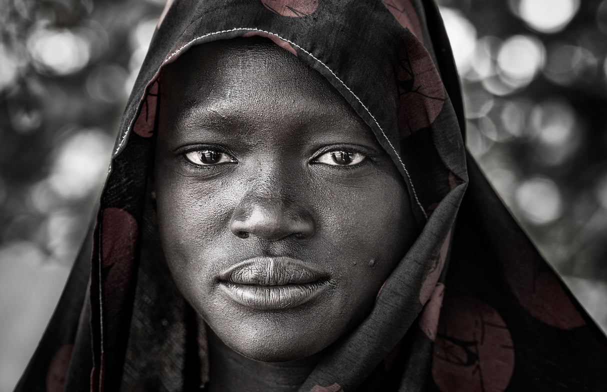 Mundari tribe woman-South Sudan Poster och Canvastavla