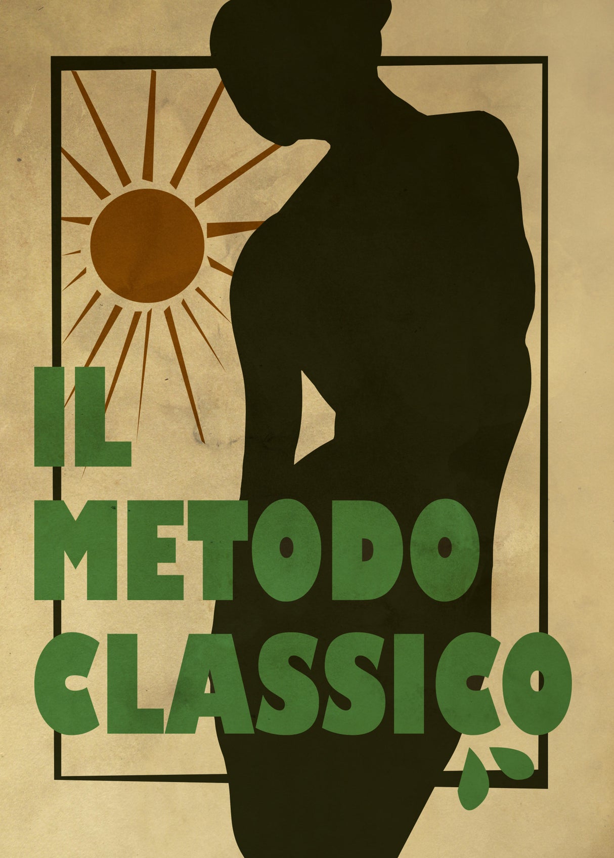 Abstract summer vintage Poster och Canvastavla