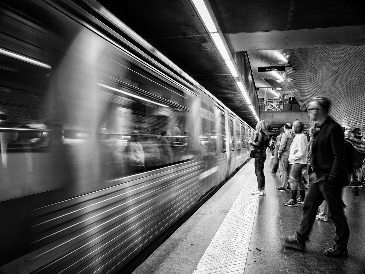 Subway station Poster och Canvastavla