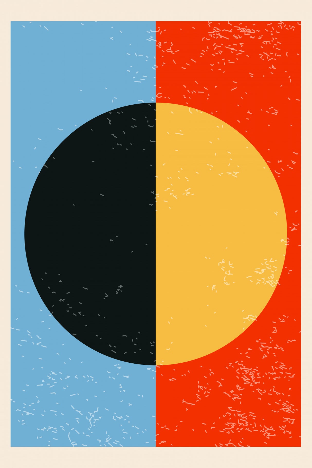 Minimal Abstract Shapes Series #1 Poster och Canvastavla