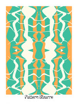 Pattern Bizarre Fluid Maximalist Poster och Canvastavla