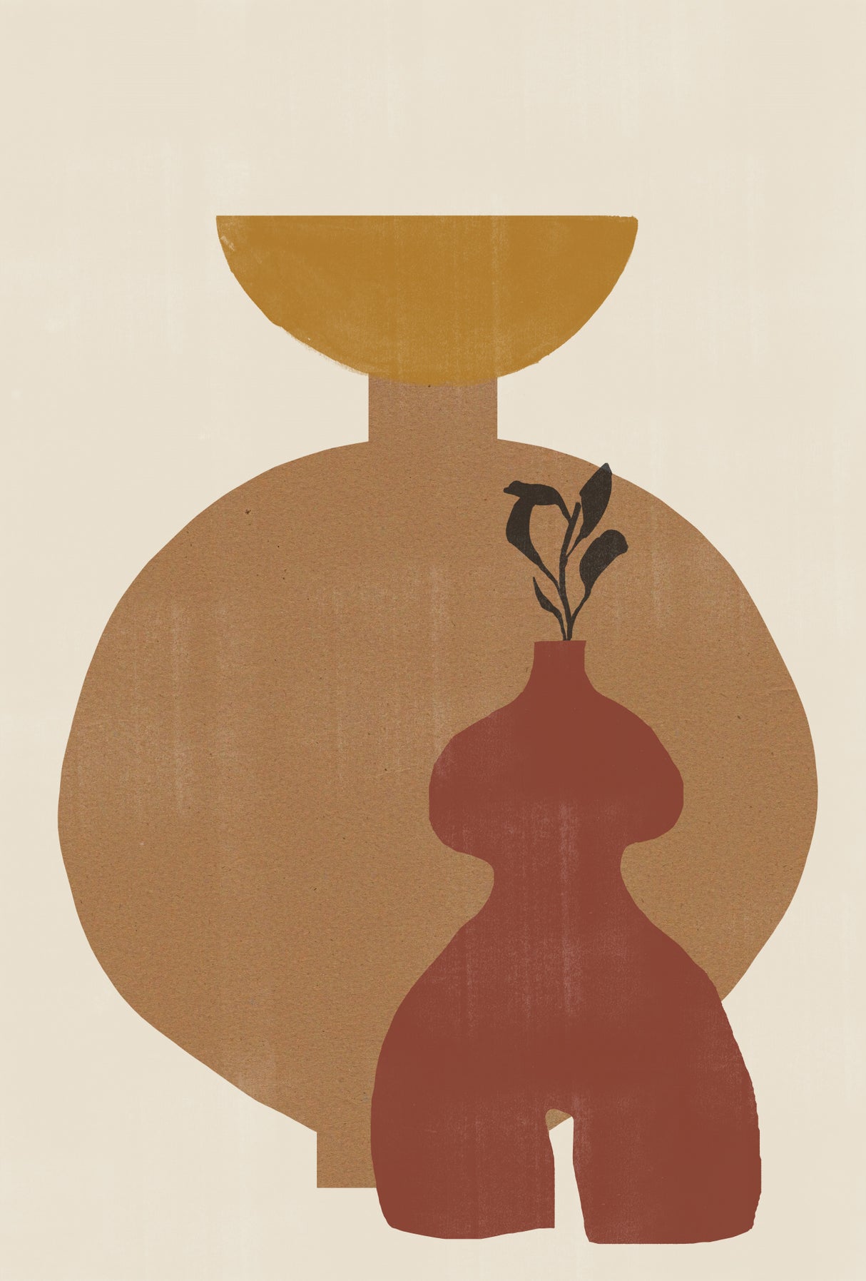 Vase No10. Poster och Canvastavla