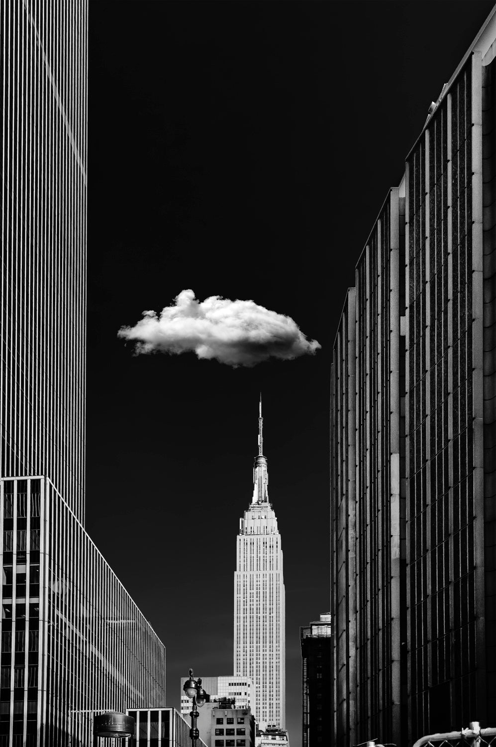 Single Cloud Poster och Canvastavla