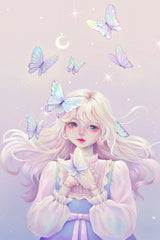 Fantasy Fairy Doll Poster och Canvastavla