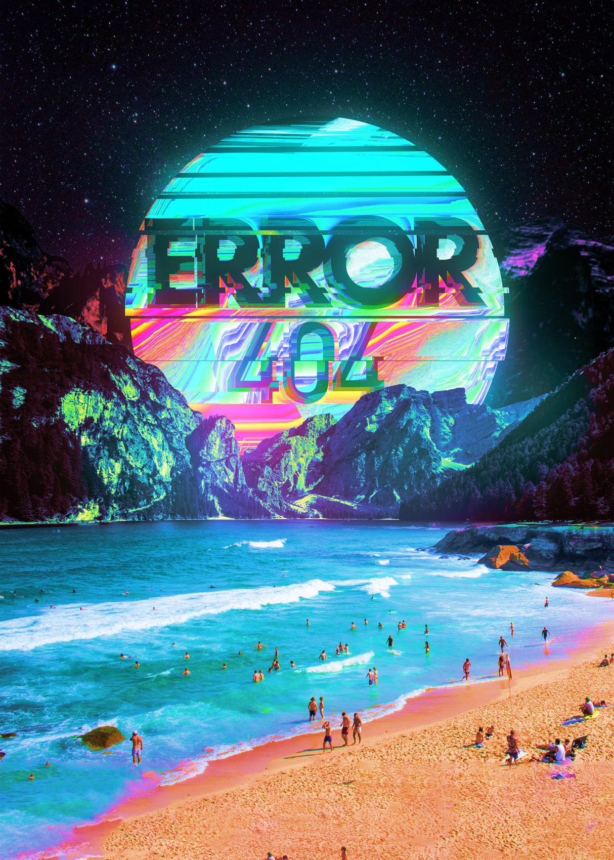 Error 404 Poster och Canvastavla