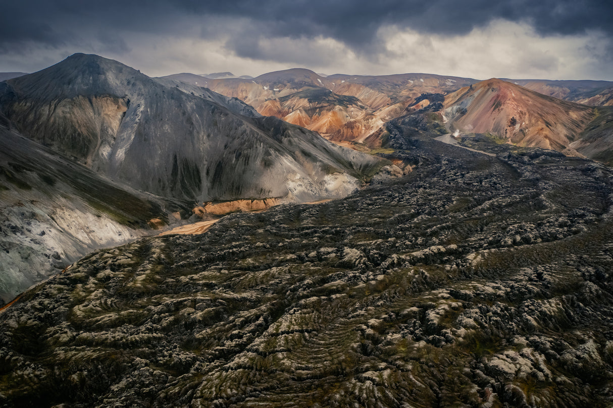 Lava Field Poster och Canvastavla