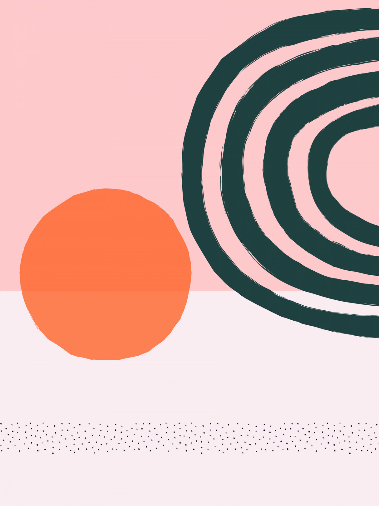 Abstract Horizon Poster och Canvastavla