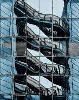 Reflections in glass - Petah Tikva Poster och Canvastavla