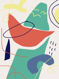 Colorful Abstract Watermelon Poster och Canvastavla