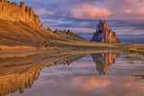 Reflection of Shiprock Poster och Canvastavla