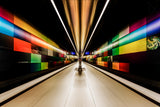 Color Zone Poster och Canvastavla