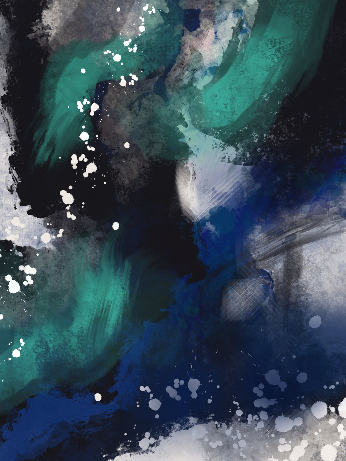 Water Energy Poster och Canvastavla