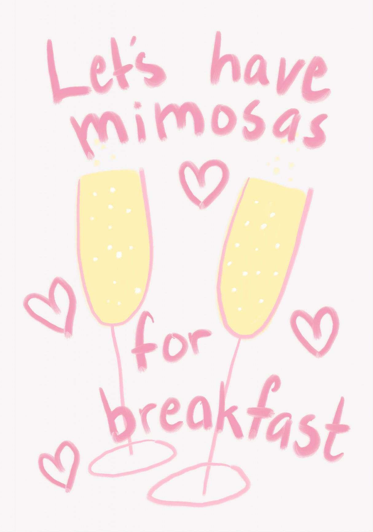 Mimosas Poster och Canvastavla