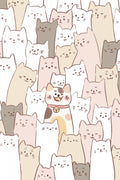 Cute Kitten lock Poster och Canvastavla