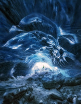 Man in the ice cave Poster och Canvastavla