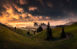 Alpe di Siusi Poster och Canvastavla