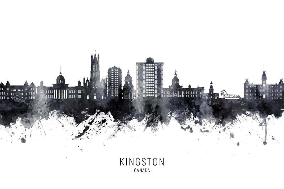 Kingston Canada Skyline Poster och Canvastavla