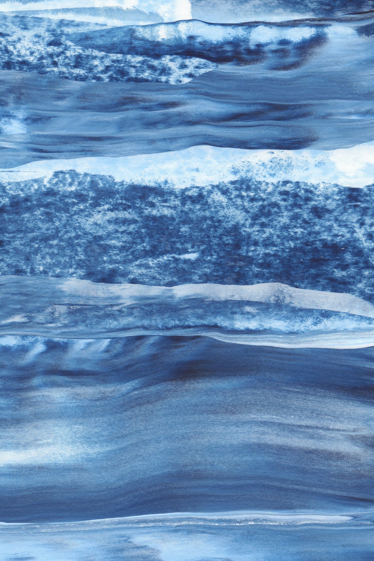 Blue Texture No 4 Poster och Canvastavla