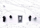 Birdhouse on the Wall Poster och Canvastavla