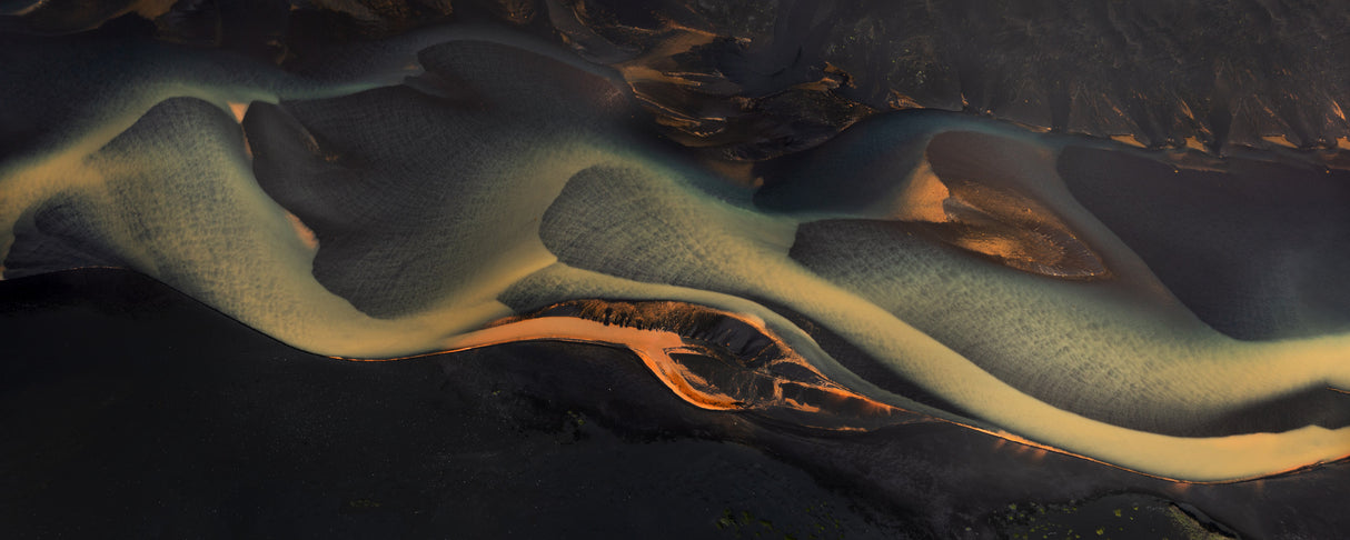 Flowing Color Poster och Canvastavla