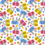 Horizon Rainbows Yellow Blue Pink Poster och Canvastavla