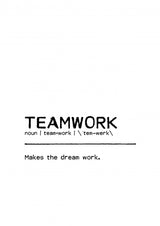 Quote Teamwork Poster och Canvastavla