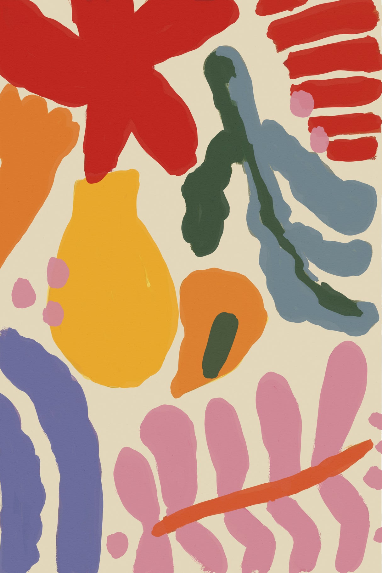 Happy Summer No 1 Poster och Canvastavla
