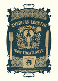 Lobster Baroque Print Poster och Canvastavla