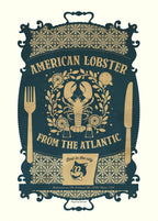 Lobster Baroque Print Poster och Canvastavla