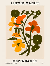 Flower Market. Copenhagen Poster och Canvastavla