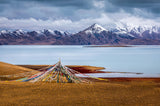 Distant Snowy Mountains Poster och Canvastavla