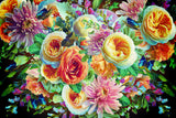 Morning Blooms Cancan Poster och Canvastavla