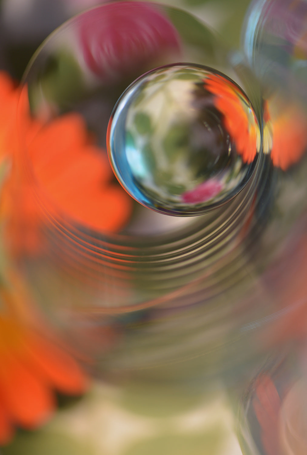 Floral sphere Poster och Canvastavla
