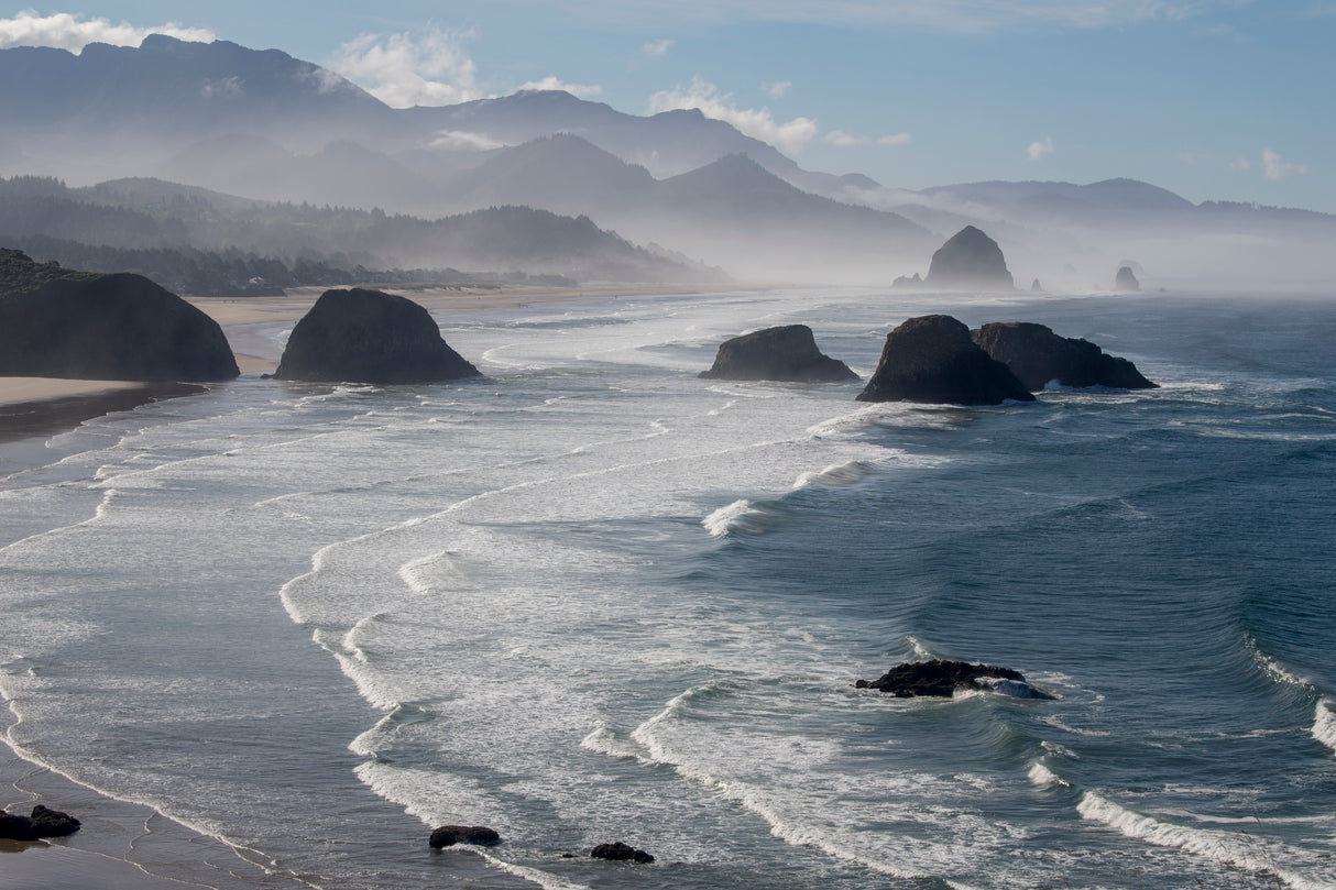 Morning view from Ecola Point Poster och Canvastavla