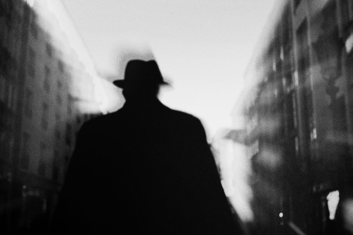 man in black Poster och Canvastavla