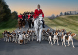 Fox Hunt Poster och Canvastavla