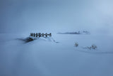 Small Woodbridge after snow Poster och Canvastavla