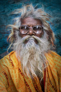 Hairy Sadhu Poster och Canvastavla