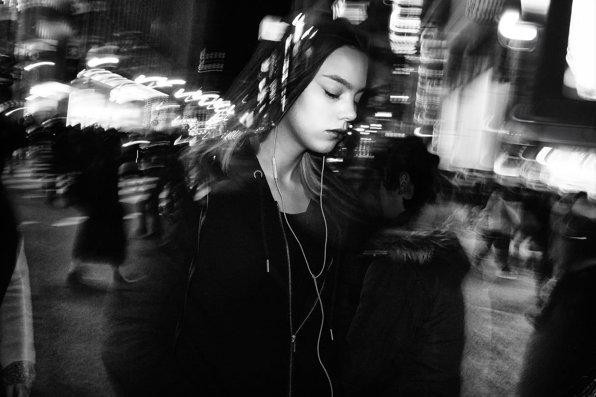 Shibuya Street - TOKYO 2016 Poster och Canvastavla
