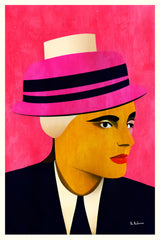 Madame Bourgois Poster och Canvastavla